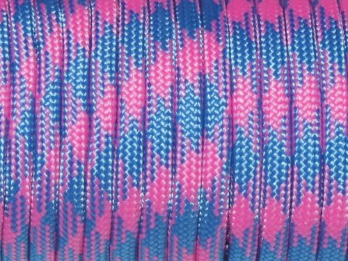 7 Strand Core 550lb Paracord Parachute Cord Lanyard Mil Spec Type III-100ft) by Unknown
