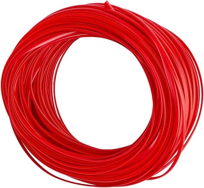 GORGECRAFT 30m*5mm Rattan Weaving Wicker Outdoor Red Synthetic Rattan Roll by GORGECRAFT