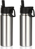 Volhoply 18oz Insulated Water Bottle Bulk 2 Pack, Kids Stainless Steel Water by LiveFully%EF%BC%8CDrinkFreely%E2%80%94KeepGoingwithVolhoply%EF%BC%81