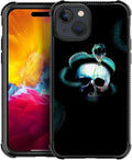 for iPhone 15 Case, Skeleton Winding Snake Pattern Graphic Design Girl Boy Soft by FKBRCL4U