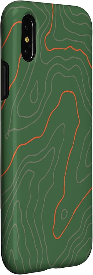 Backcountry Topo Guide Orange Lines Topographical Map Case - Image 3
