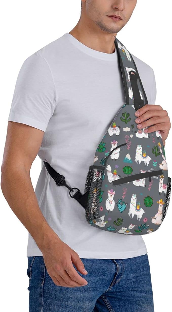 Sling Backpack For Men Hiking Daypack Crossbody Shoulder Bag Travel Chest Pack - Image 3