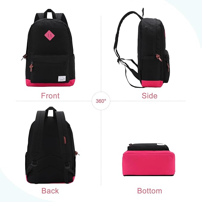 Backpack for Men Women, VASCHY Classic Water-resistant Lightweight Travel - Image 6