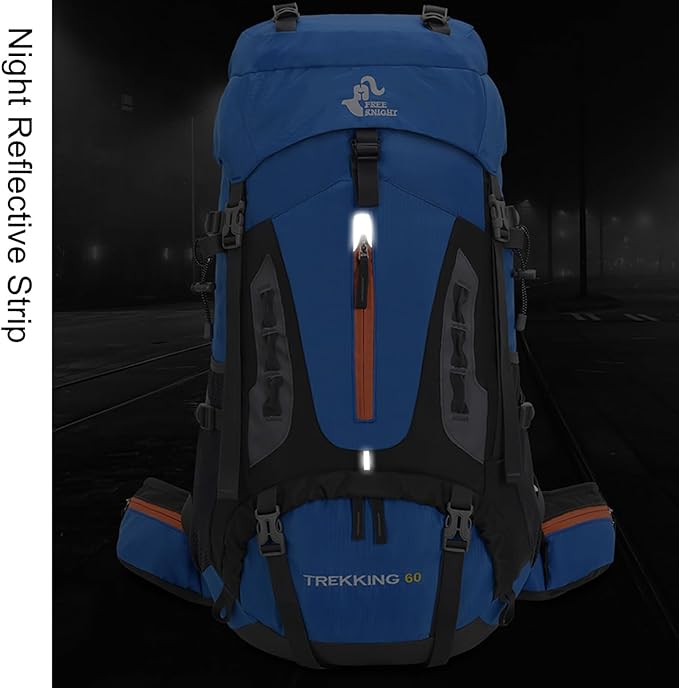 Bseash 60L Hiking Camping Backpack - Image 7