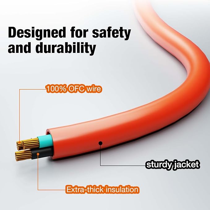 25FT Outdoor Extension Cord, Heavy Duty Extension Cord - Image 3