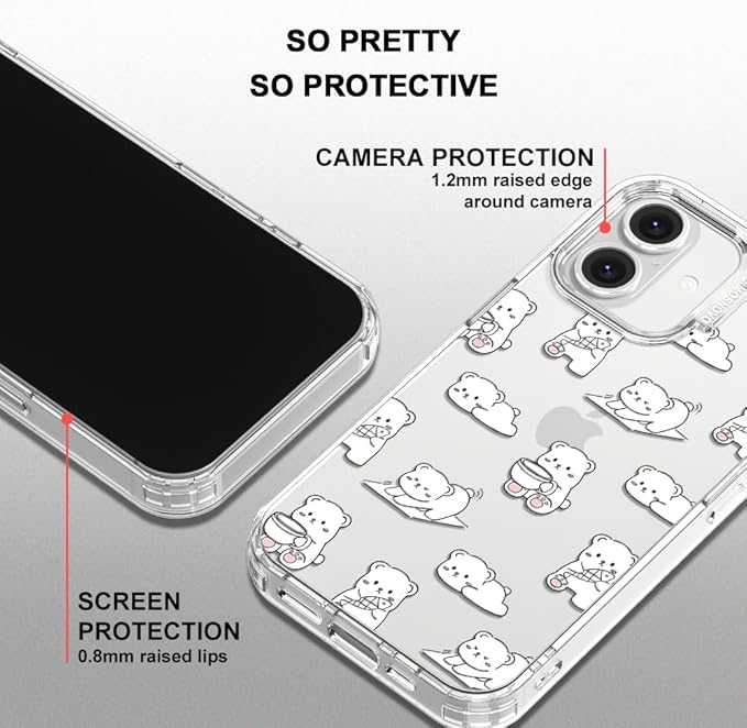 MOSNOVO for iPhone 16 Case, Shockproof Military-Grade Protection 6.6ft Drop - Image 4