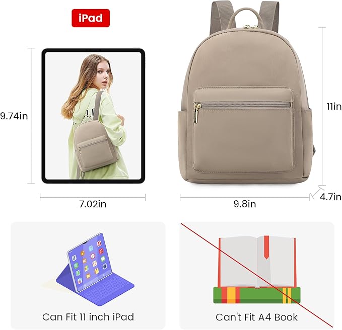 LOVEVOOK Mini Backpack for Women Light Weight Small Waterproof Backpack Purses - Image 5