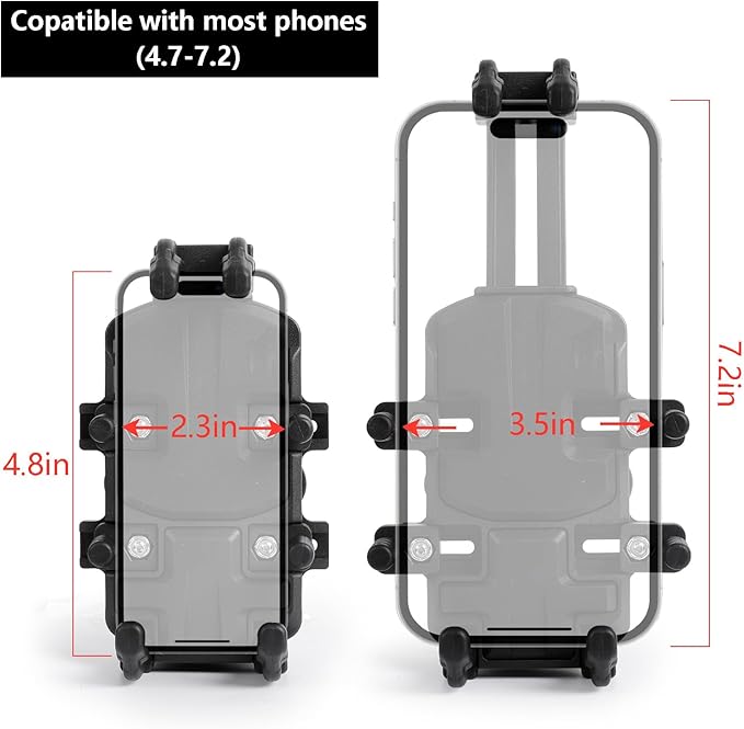 Universal Phone Mount Holder for Boat Motorcycle, - Image 6