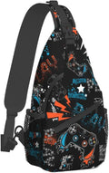 Sling Backpack For Men Hiking Daypack Crossbody Shoulder Bag Travel Chest Pack by Wizfuyq