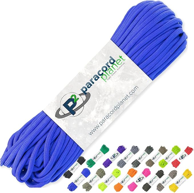 Paracord Planet 100 Feet Hanks Parachute 550 Cord Type III 7 Strand Paracord by ParacordPlanet