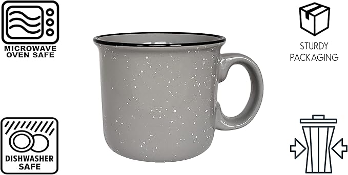 14oz Ceramic Campfire Coffee Mug - Image 5
