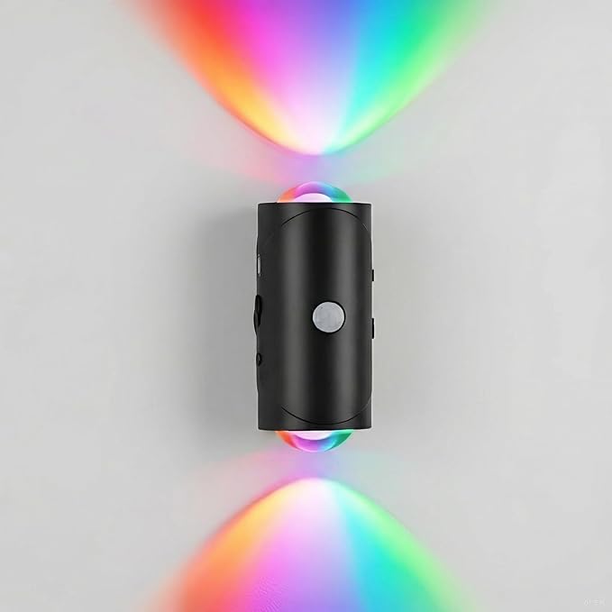 Rechargeable Motion Sensor Night Light, Magnetic RGB Color Changing LED Ambient by ZSYZDL