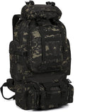 100L Camping Hiking Backpack, Molle military Tactical rucksack backpack by HongXingHai