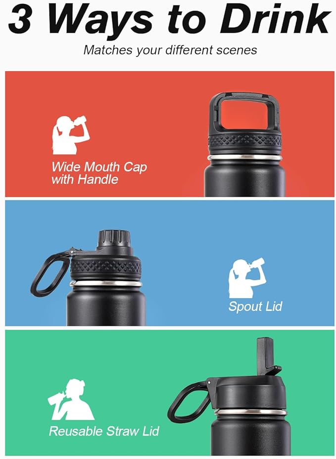 Coolflask Water Bottle 24 oz Insulated - Image 5