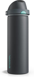 Insulated Water Bottle with Straw by ENCOOL