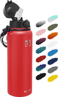 Fanhaw 40 oz Insulated Stainless Steel Water Bottle by FANHAW