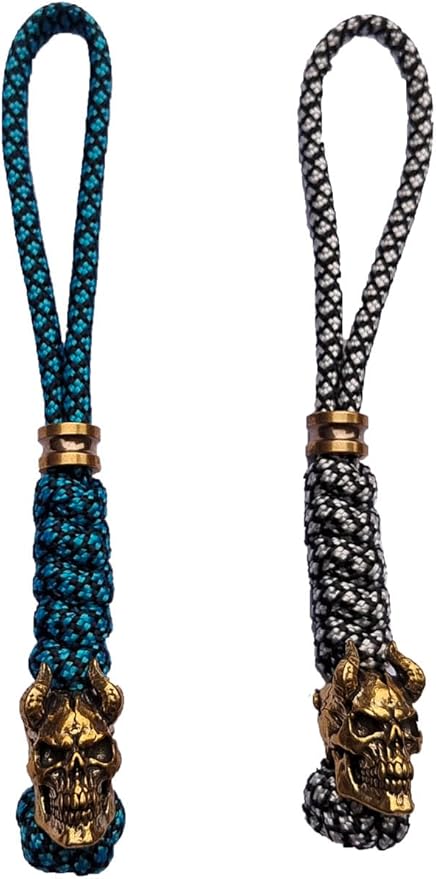 Knife Lanyards with Brass Beads, Paracord Lanyard, Tactical Lanyard by bralafia