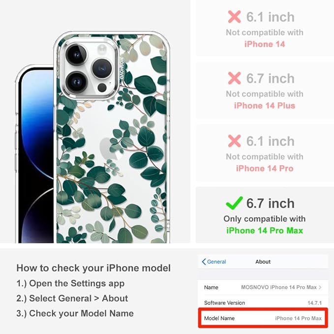MOSNOVO Case for iPhone 14 Pro Max - Image 2