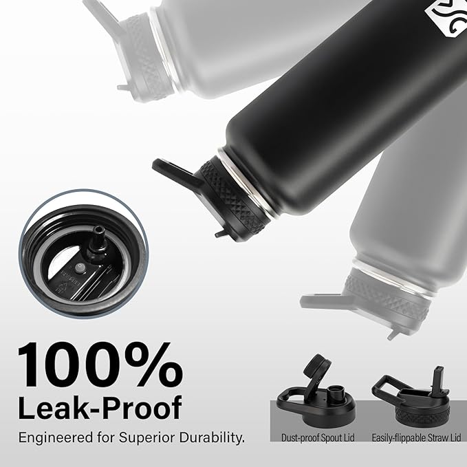 DYSANKY 40 oz Insulated Water Bottle | Thickened Stainless Steel Vacuum Metal | - Image 7