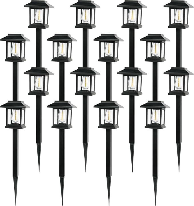 16-Pack Solar Lights Outdoor, Solar Powered Garden Lights, Outdoor Waterproof - Image 2