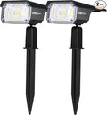 LEREKAM Solar Spot Lights, IP65 Waterproof 40 LEDs Landscape Spotlights by LEREKAM
