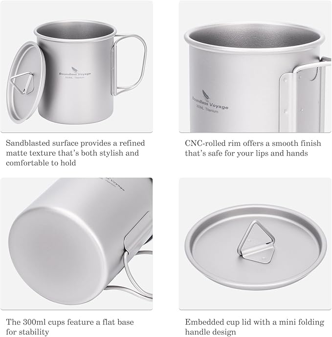 Boundless Voyage Titanium Camping Mug - Image 4
