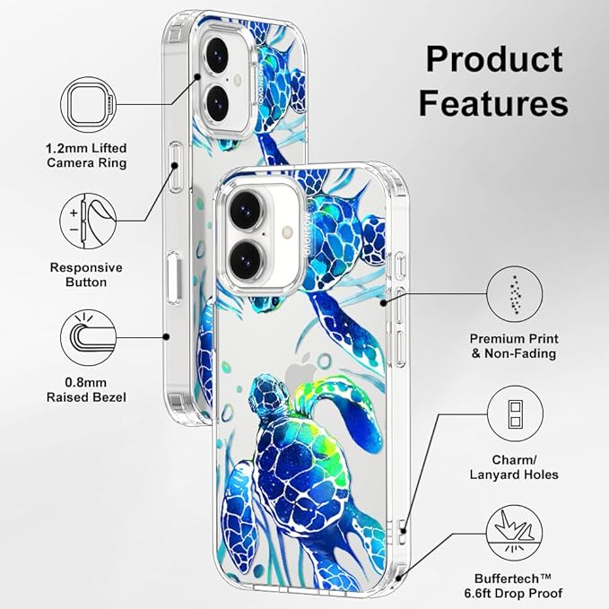 MOSNOVO for iPhone 17 Case | Military Grade 6.6ft Drop Tested | Camera Control - Image 7