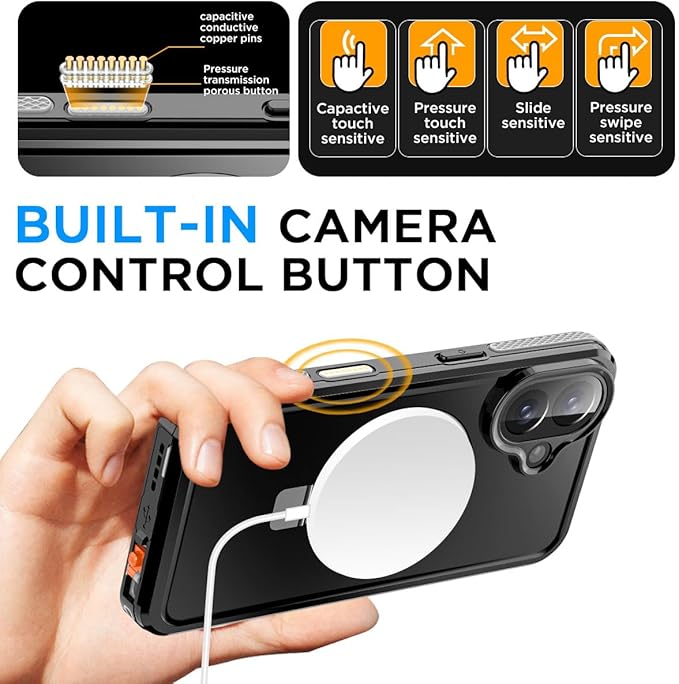 AICase Magnetic for iPhone 17 Case Waterproof Magsafe Shockproof Protective - Image 2