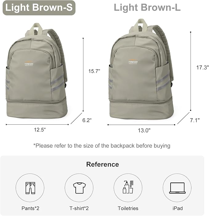 coofay Gym Backpack For Women Waterproof Backpack - Image 2