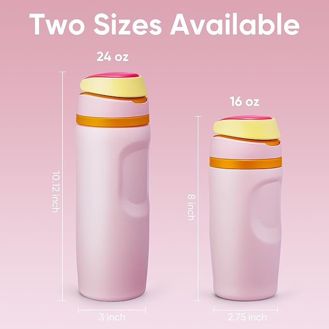 Fijinhom 24 oz Insulated Water Bottle, Stainless Steel Sports Water Bottle - Image 7