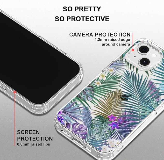 MOSNOVO for iPhone 13/14 Case | Military Grade 6.6ft Drop Tested | Clear - Image 5