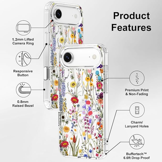 MOSNOVO for iPhone Air Case | Military Grade 6.6ft Drop Tested | Camera Control - Image 7