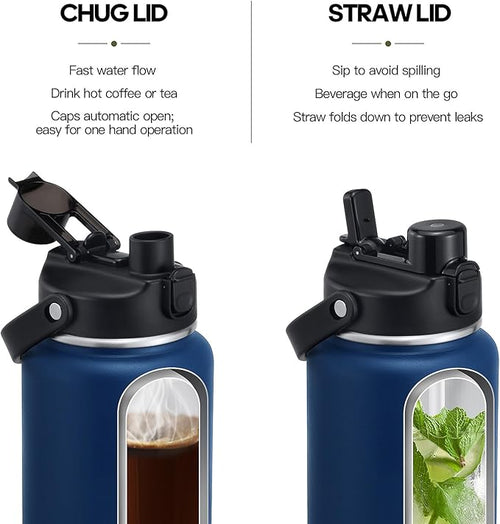 64oz Half Gallon Insulated Water Bottle - Image 2