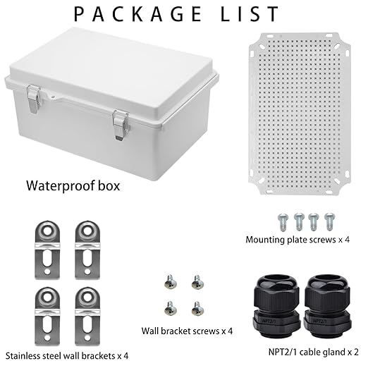 Waterproof Electrical Box Junction Box Weatherproof IP67 ABS Plastic Enclosure - Image 4