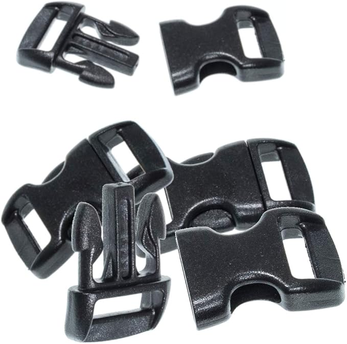 Black Plastic Side Release Buckles - Image 4