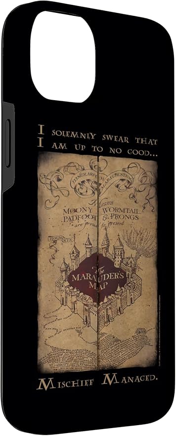 iPhone 14 Plus Harry Potter Marauder's Map Words Case - Image 3
