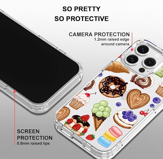 MOSNOVO for iPhone 16 Pro Case, Shockproof Military-Grade Protection 6.6ft Drop - Image 4
