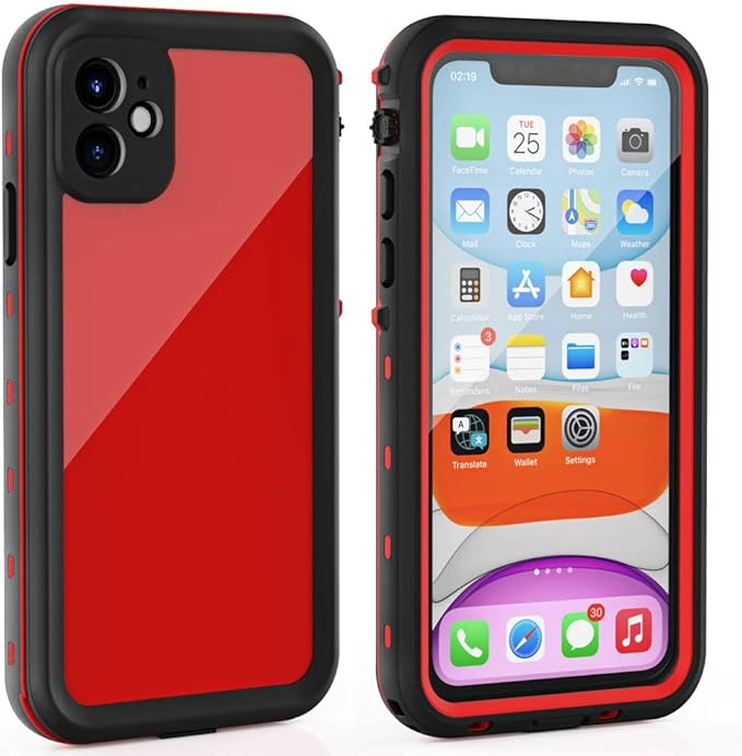 for iPhone 11 Waterproof Case by ZWWADR
