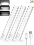 Under Cabinet Rechargeable Lighting: 12 Inch Motion Sensor Dimmable Lights by Vozuji