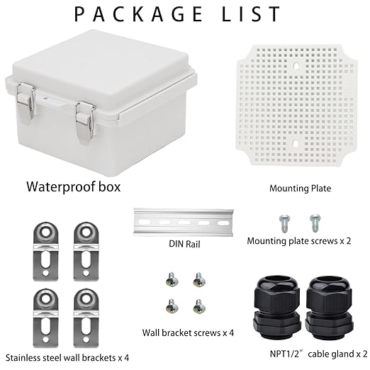 Outdoor Waterproof Electrical Box Junction Box Weatherproof IP67 ABS Plastic - Image 4