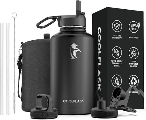 64 oz Water Bottle Insulated by Coolflask