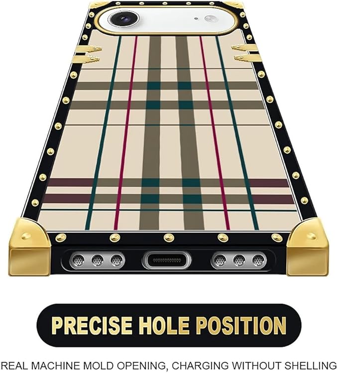 for iPhone 17 Air Case Luxury Golden Decoration - Image 5