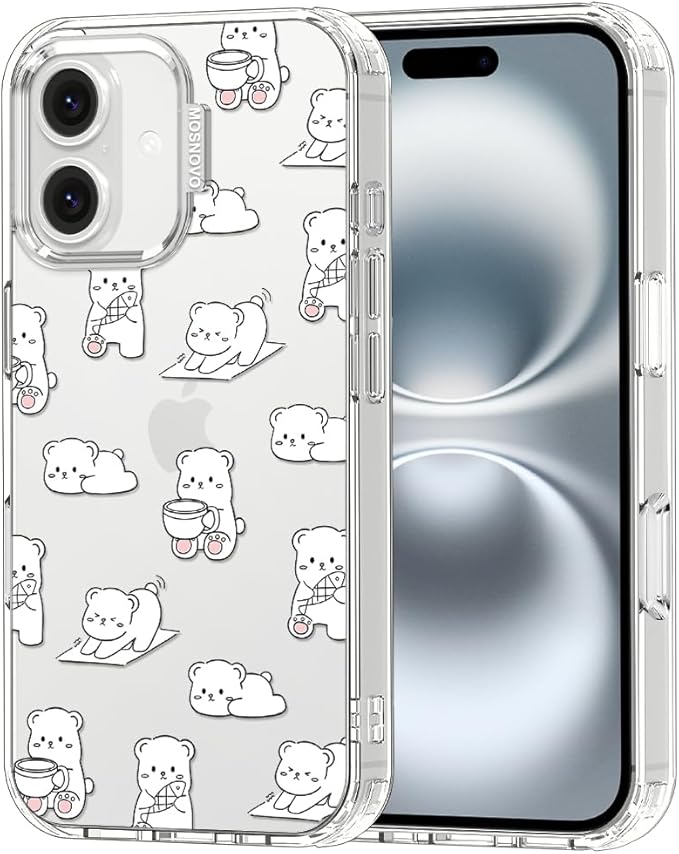 MOSNOVO for iPhone 16 Case, Shockproof Military-Grade Protection 6.6ft Drop by Mosnovo
