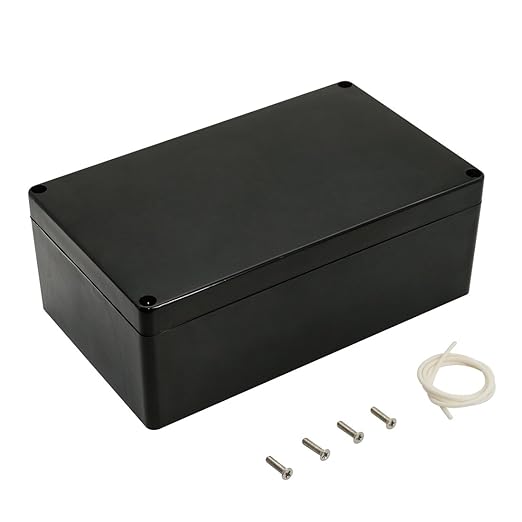 LeMotech ABS Plastic Electrical Project Case Power Junction Box, Project Box by LeMotech