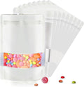 5.5"x7.8" 120pcs Mylar Bags for Food Storage, Smell Proof Bag by ODDIER