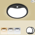 zemty 2Pack 7inch Motion Sensor Ceiling Lights Wired, 15W 1500lm 3CCT/3 by ZemtyCeilinglight