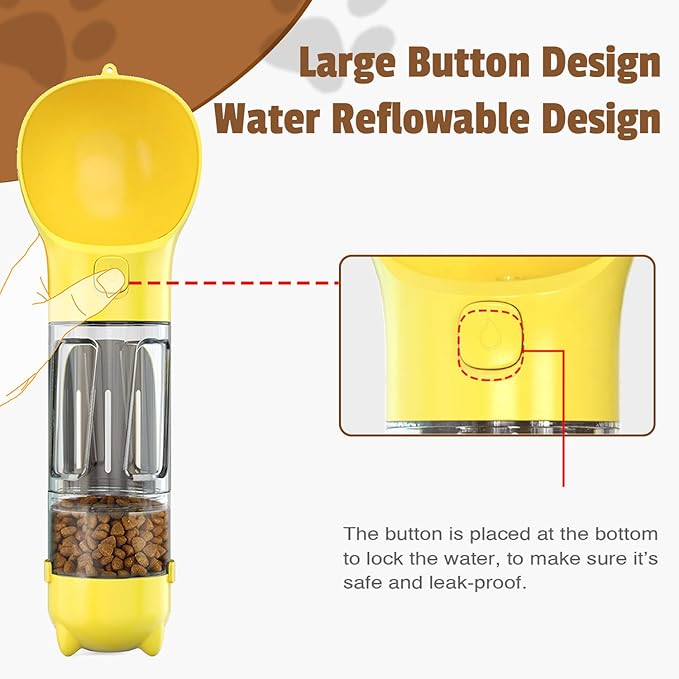 Portable Travel Water Collapsible Bowl Set Dispenser - Image 5