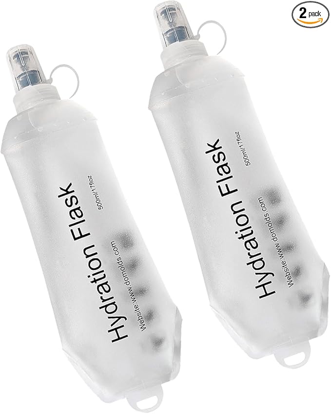 WILDREEDS 500ml Soft Flask, TPU Collapsible Soft Water Bottle by WILDREEDS