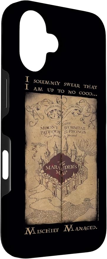 iPhone 16 Harry Potter Marauder's Map Words Case - Image 3