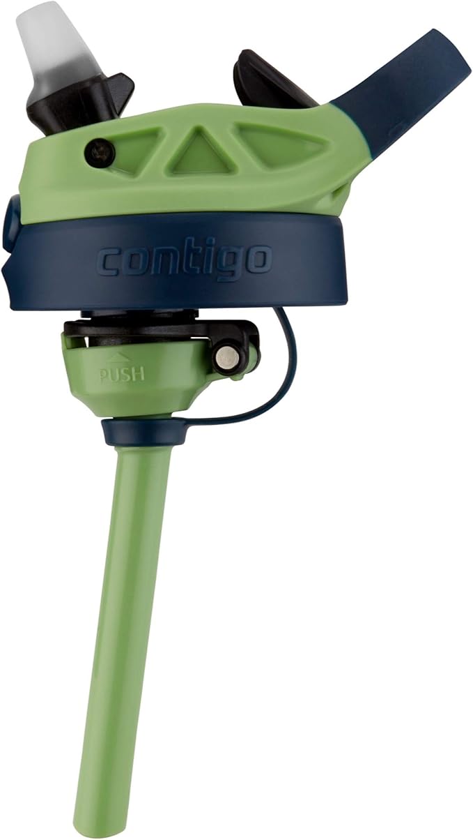 Contigo AUTOSPOUT Camping Hydration Thermal Bottle 1 Count Blueberry/Green Apple - Image 6